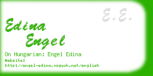 edina engel business card